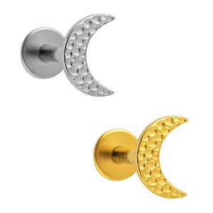 Mini Lua Martelada Labret de Titânio