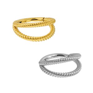 Argola Dupla de Aço para Helix