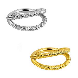 Argola Dupla de Aço para Helix