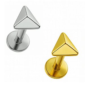 Pirâmide Labret de Titânio