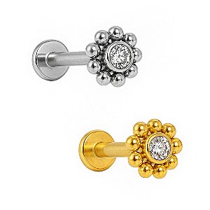 Mini Sol Labret de Titânio