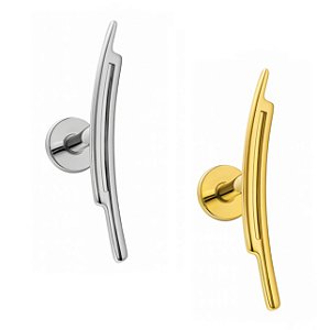 Cluster Liso Duplo Labret de Titânio