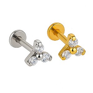 Labret Trillion de Titânio