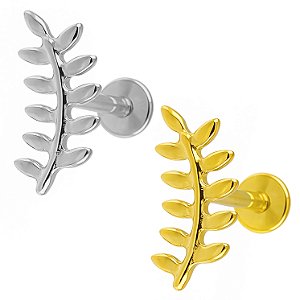 Labret Ramo Liso de Titânio