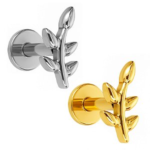 Labret Ramo 5 Pétalas de Titânio
