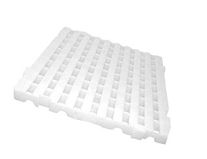 Estrado Plástico 50cm X 50cm - Branco Para Câmaras Frias