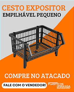 Cesto Expositor Empilhável Pequeno
