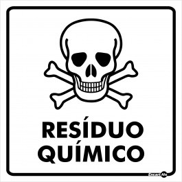 Adesivo Para Coleta Seletiva - Resíduo Químico