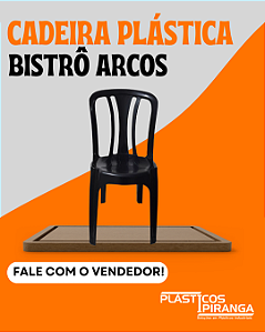 Cadeira Plástica Bistrô Arcos