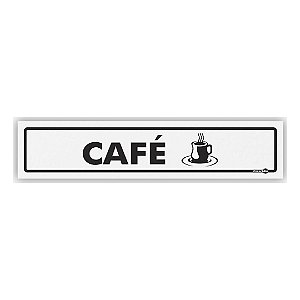 Placa Café 30x6,5 cm