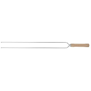 Espeto Duplo para Churrasco 65cm Mor