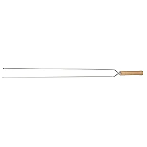 Espeto Duplo para Churrasco 95cm Mor
