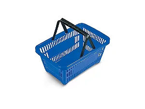 Cesto Supermercado MS13 Azul