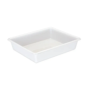 Bandeja Plástica Branca 5,5L Bioprátika REF.0767 Pleion