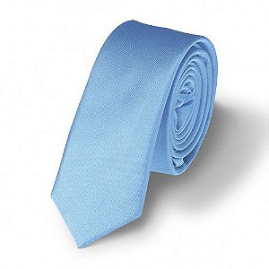 GRAVATA AZUL SERENITY TRADICIONAL / SLIM OU SUPER SLIM