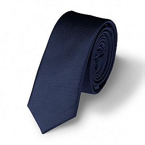 GRAVATA AZUL MARINHO TRADICIONAL / SLIM / SUPER SLIM - Gravatas do Brasil