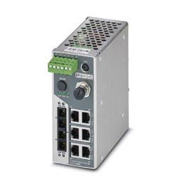 2989556 Phoenix Contact - Switch Ethernet Industrial - FL SWITCH SMN 6TX / 2FX SM