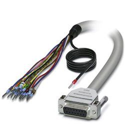 2926085 Phoenix Contact - Cabo - CABLE-D-15SUB / F / OE / 0,25 / S / 0,5M