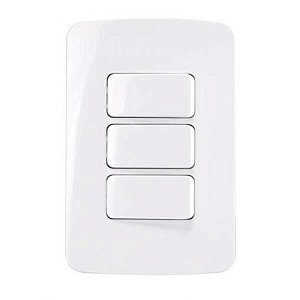 Linha B3 – Conjunto 4×2” – 3 interruptores simples 10A 250V~