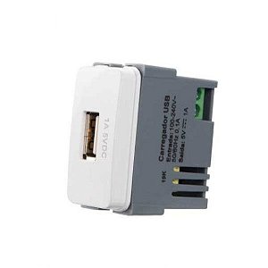 Linha B3 – Tomada carregador USB 1A bivolt