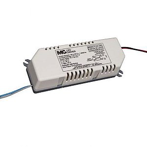 LED Driver 24-36W corrente 300mA isolado – saída com cabos – Alto fator de potência