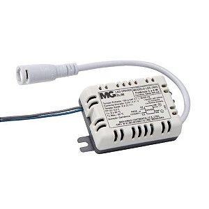 LED Driver Slim 3-6W corrente 300mA isolado – saída com conector