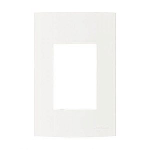 Linha Clean – Placa 4×2″ 3 Postos – Branco
