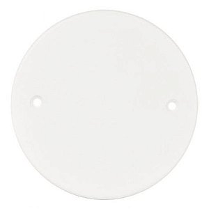 Linha Clean – Placas Redondas Cega 4” – Branco