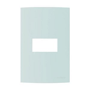 Linha Clean – Placas 4×2’’ 1 postos horizontais – Menta