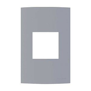 Linha Clean – Placas 4×2’’ 2 postos horizontais – Gris
