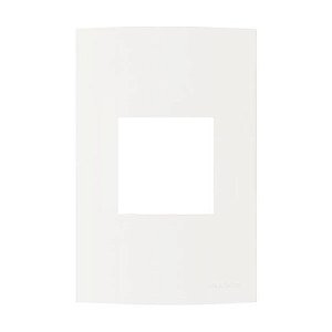 Linha Clean – Placas 4×2’’ 2 postos horizontais – Marfim