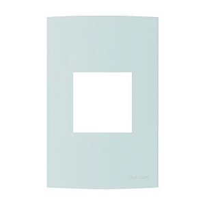 Linha Clean – Placas 4×2’’ 2 postos horizontais – Menta