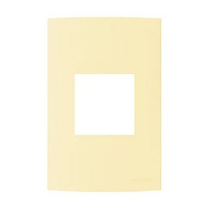 Linha Clean – Placas 4×2’’ 2 postos horizontais – Vanilla