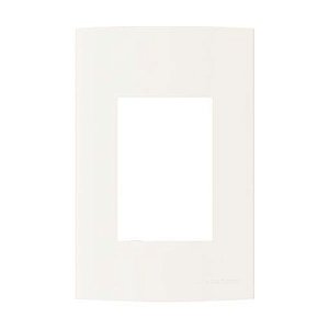 Linha Clean – Placas 4×2’’ 3 postos horizontais – Marfim