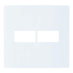 Linha Clean – Placas 4×4’’ 2 postos horizontais – Acqua