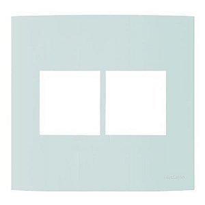 Linha Clean – Placas 4×4’’ 4 postos horizontais – Menta