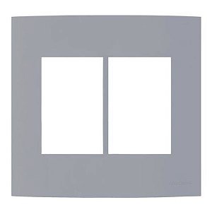 Linha Clean – Placas 4×4’’ 6 postos horizontais – Gris