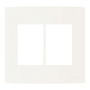 Linha Clean – Placas 4×4’’ 6 postos horizontais – Marfim