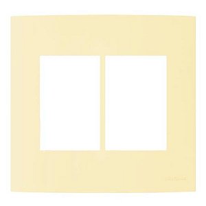 Linha Clean – Placas 4×4’’ 6 postos horizontais – Vanilla