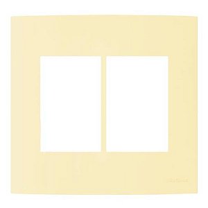 Linha Clean – Placas 4×4’’ 6 postos horizontais – Vanilla