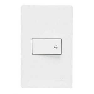 Linha Infiniti – Conjuntos 4×2” Interruptor pulsador campainha 10A 250V~ – Branco