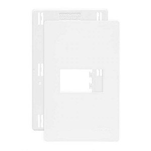 Linha Infiniti – Placas + Suportes 4×2’’ 1 posto horizontal – Branco