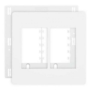 Linha Infiniti – Placas + Suportes 4×4’’ 6 postos horizontais – Branco