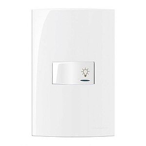 Linha Sleek – Conjuntos 4×2” – Interruptor pulsador minuteria com luz 10A 250V~