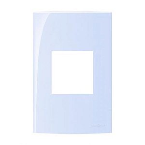 Linha Sleek – Placas 4×2” 2 postos horizontais – Lavanda