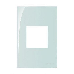 Linha Sleek – Placas 4×2” 2 postos horizontais – Menta