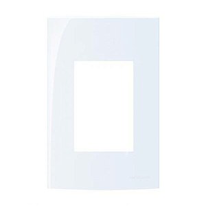 Linha Sleek – Placas 4×2” 3 postos horizontais – Acqua