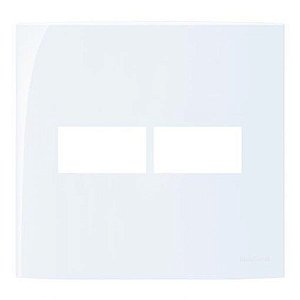 Linha Sleek – Placas 4×4” 2 postos horizontais – Acqua