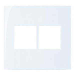 Linha Sleek – Placas 4×4” 4 postos horizontais – Acqua