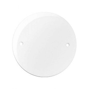 Linha Sleek – Placas Redondas Cega 3” – Branco